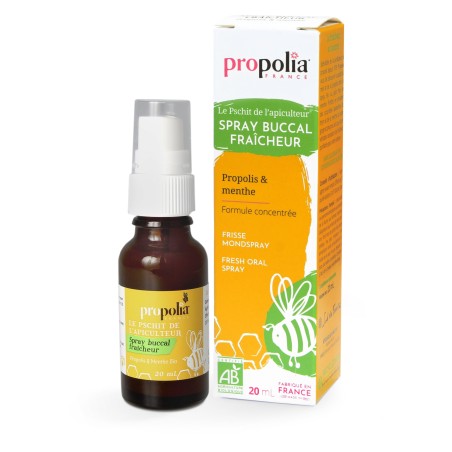 Spray buccal doux Bio - Miel, Propolis & Menthe