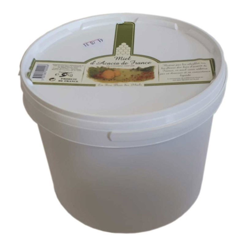 Miel d'Acacia de France : seau 5 kg