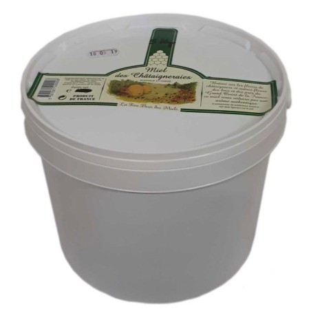 Miel des Châtaigneraies origine France : seau 5kg
